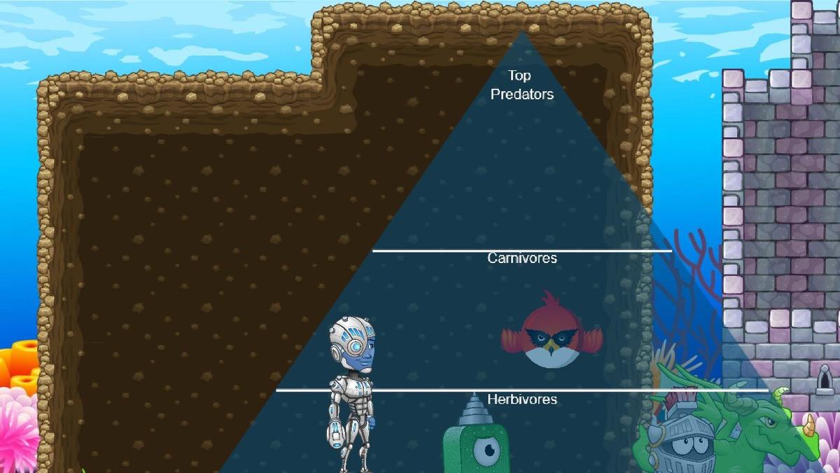 Ocean Ecological Pyramid - TEMPLATE