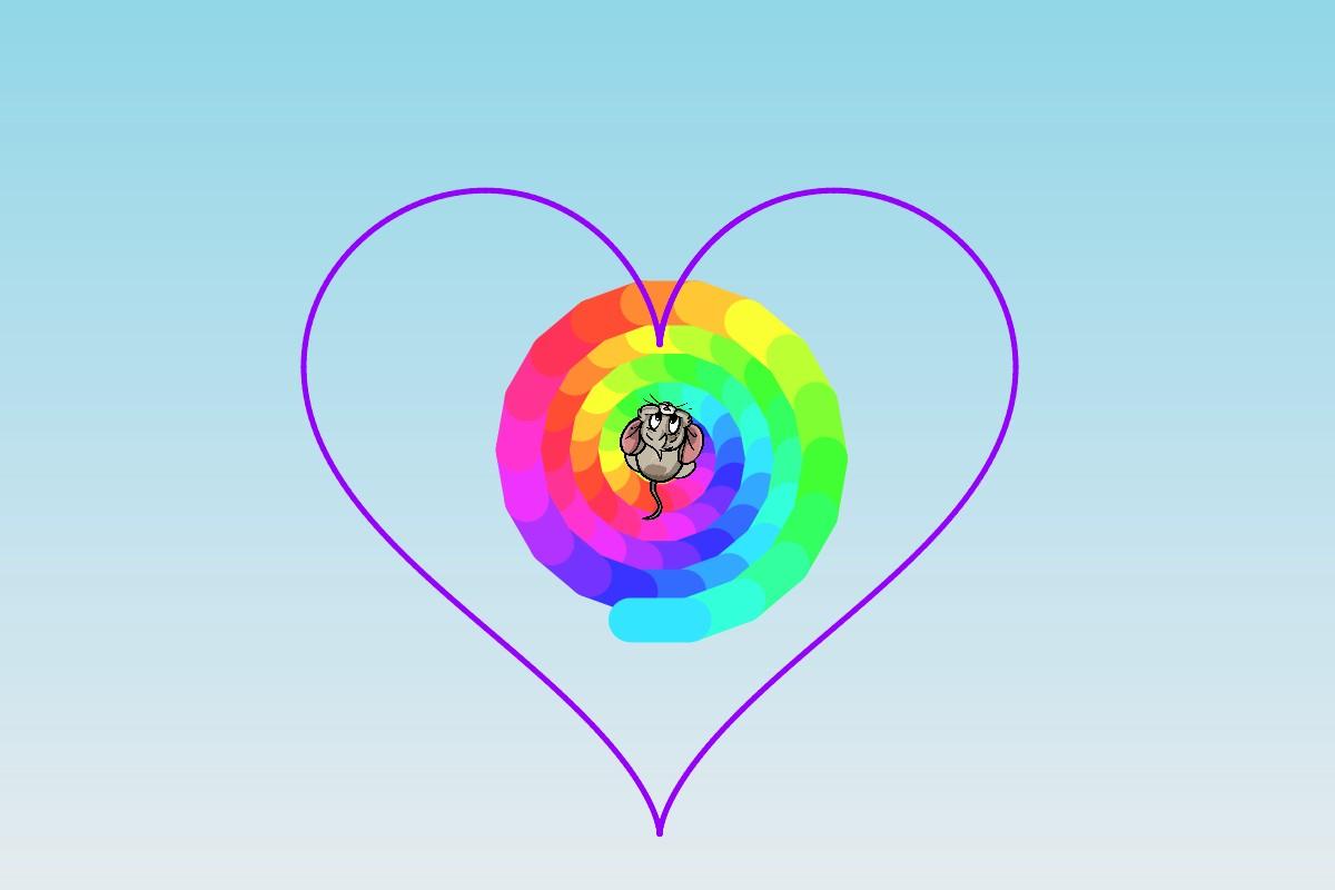 ranbow heart