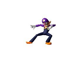 A picture of Waluigi