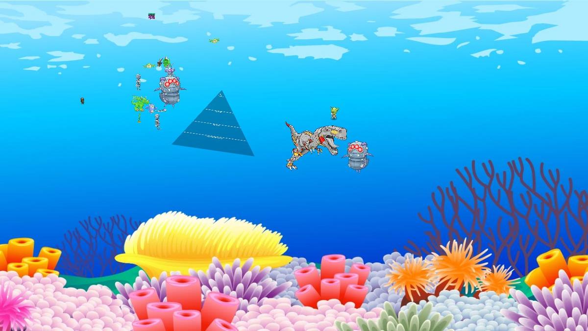 Ocean Ecological Pyramid - TEMPLATE