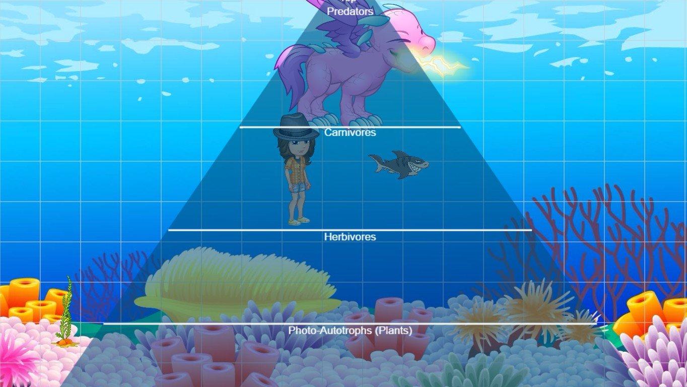 Ocean Ecological Pyramid - TEMPLATE