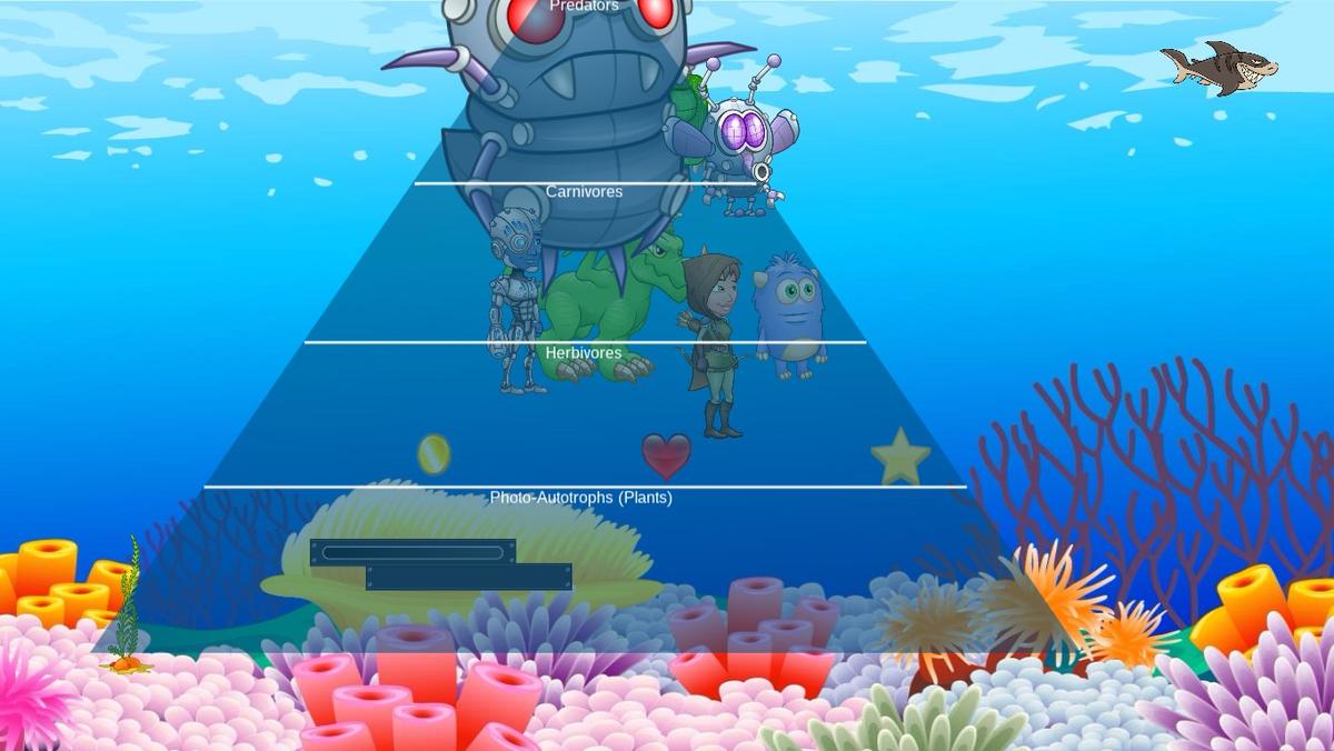 Ocean Ecological Pyramid - TEMPLATE