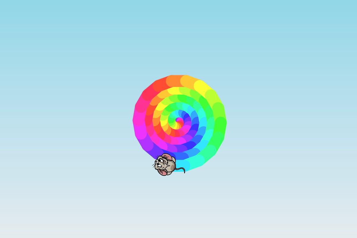Mouse Makes Rainbow