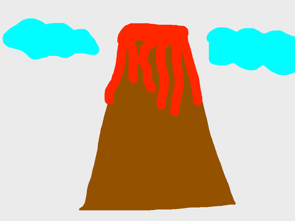 Volcano eruption