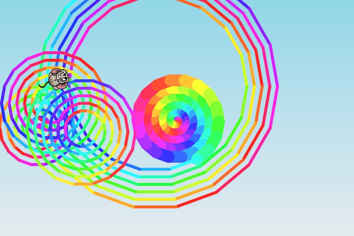 rainbow circles