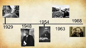 Martin Luther King, Jr. Timeline 1