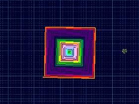 Spiral Square rainbow