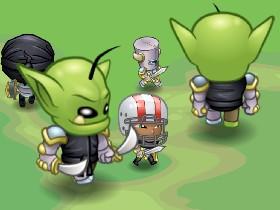 attack the goblins