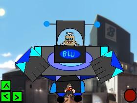 Red Heavy Vs Blu Robot Boss Fight 