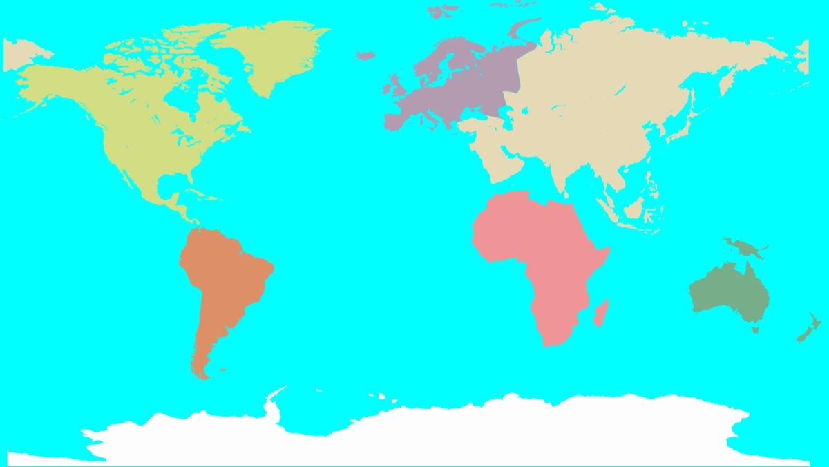 Map of the world