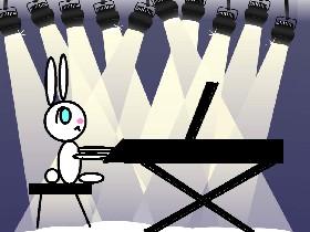 PIANO BUNNY!!!! 2