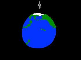 Satellite Orbiting Earth