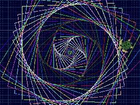 Spiral squares