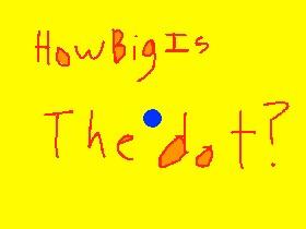 How Big Is The Dot❔❓❔