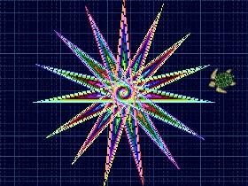 spiky rainbow prism