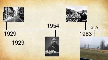 Martin Luther King, Jr. Timeline 1