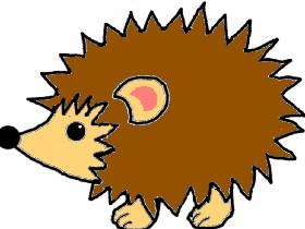 how to draw a adult hedgehog(step by step)