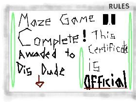 The Maze Game! 2