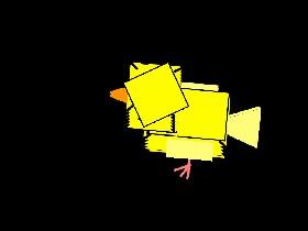 3D running square chick 2