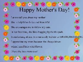 Mother&#039;s Day Mad Libs