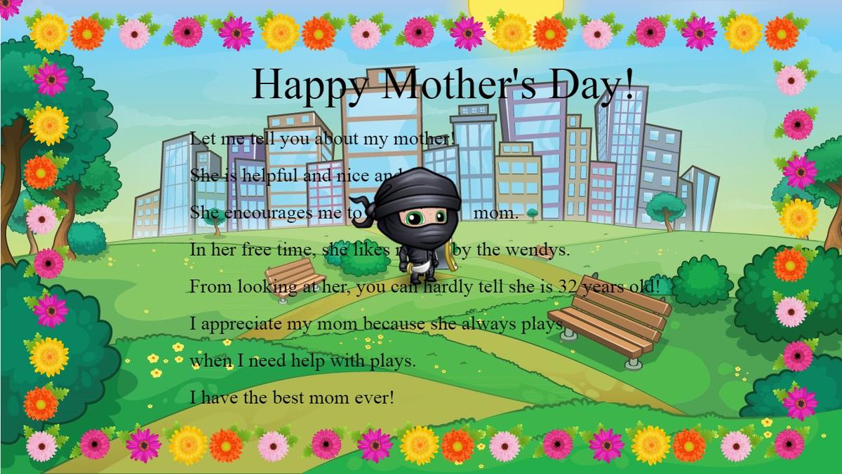 Mother's Day Mad Libs