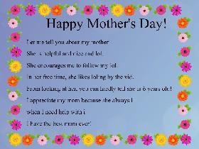 Mother's Day Mad Libs 1