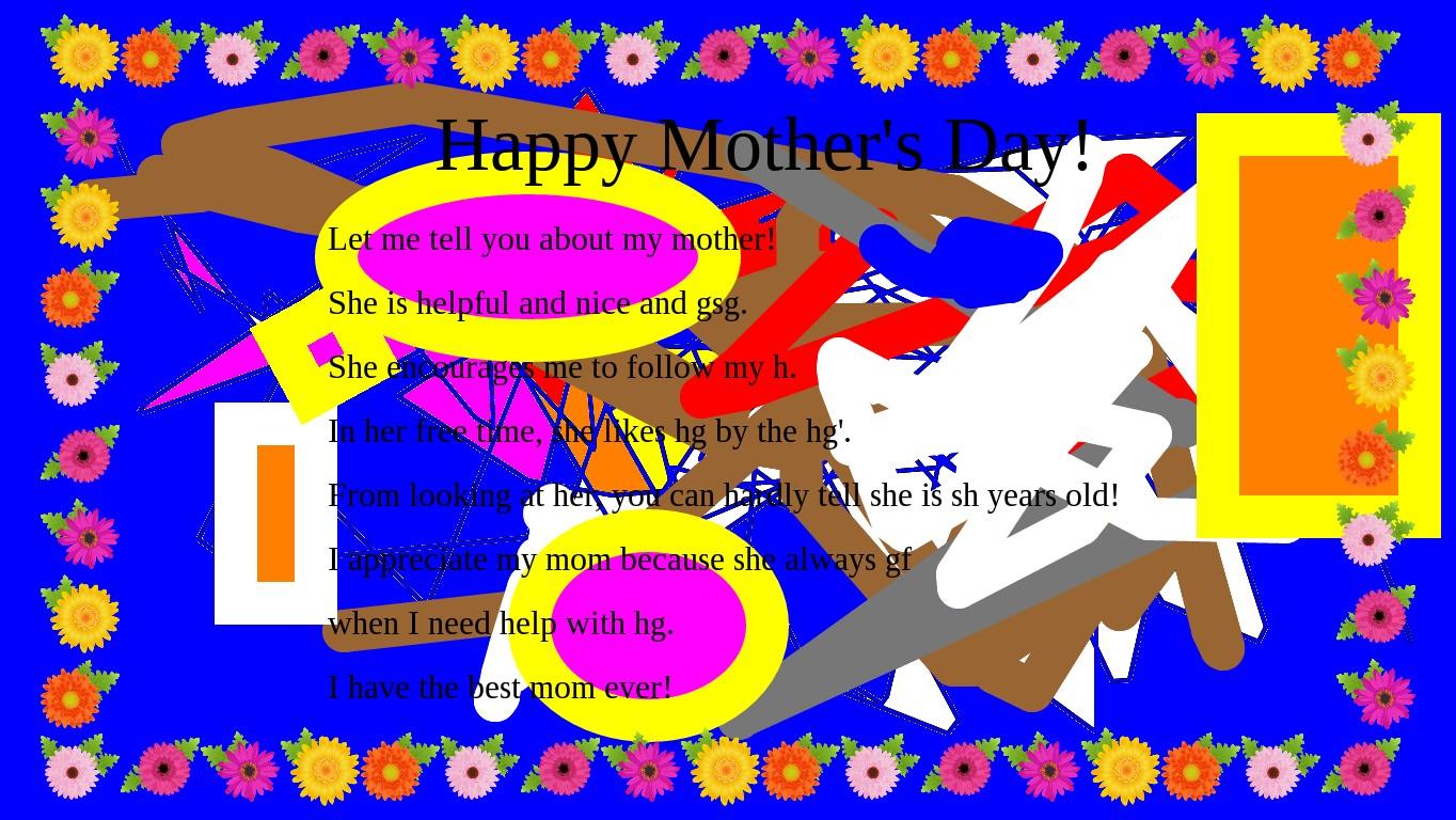 Mother&#039;s Day Mad Libs