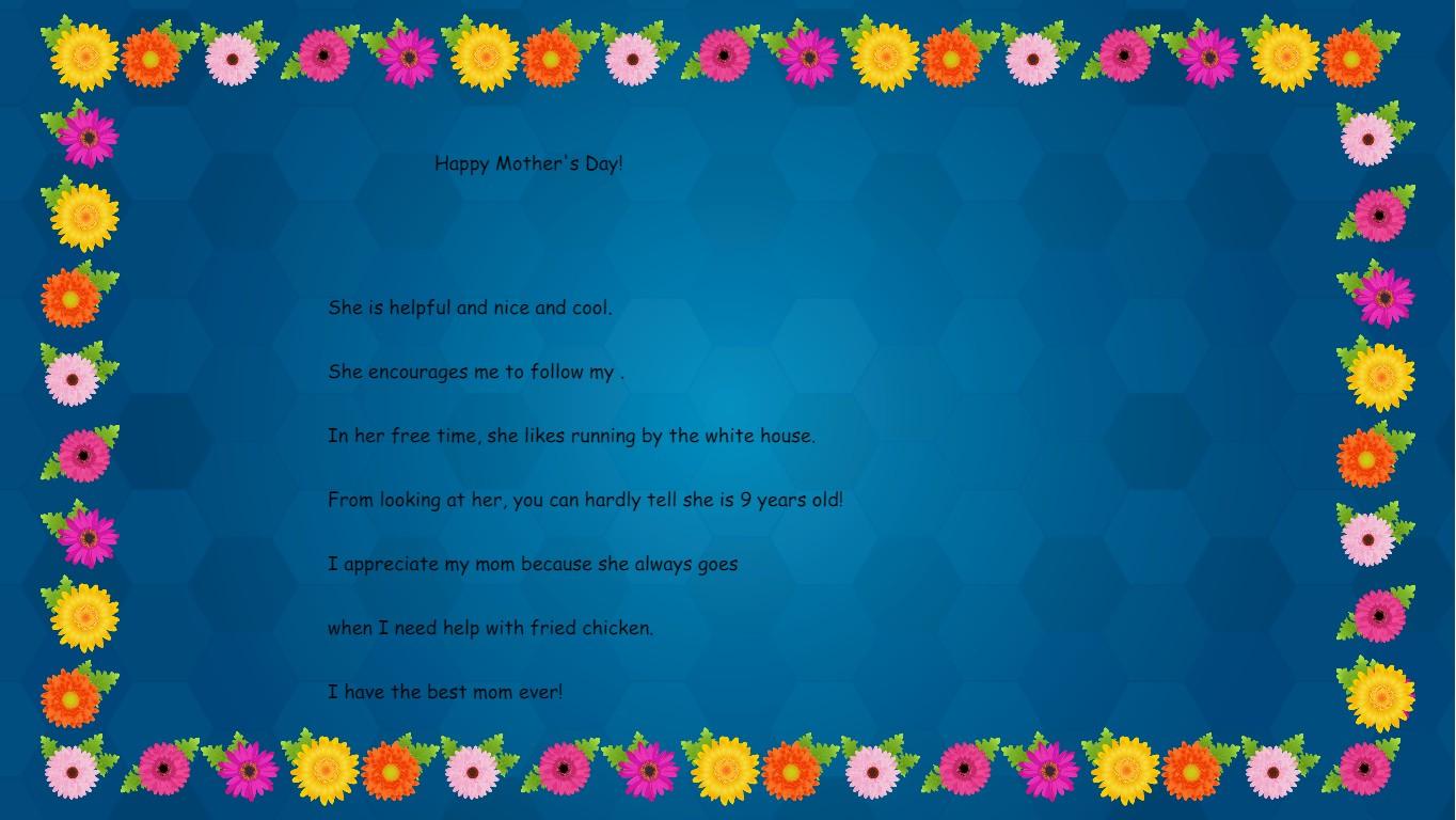 Mother&#039;s Day Mad Libs