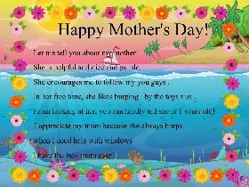 Mother's Day Mad Libs 1