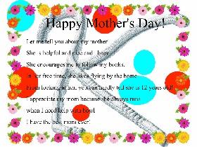 Mother's Day Mad Libs 1