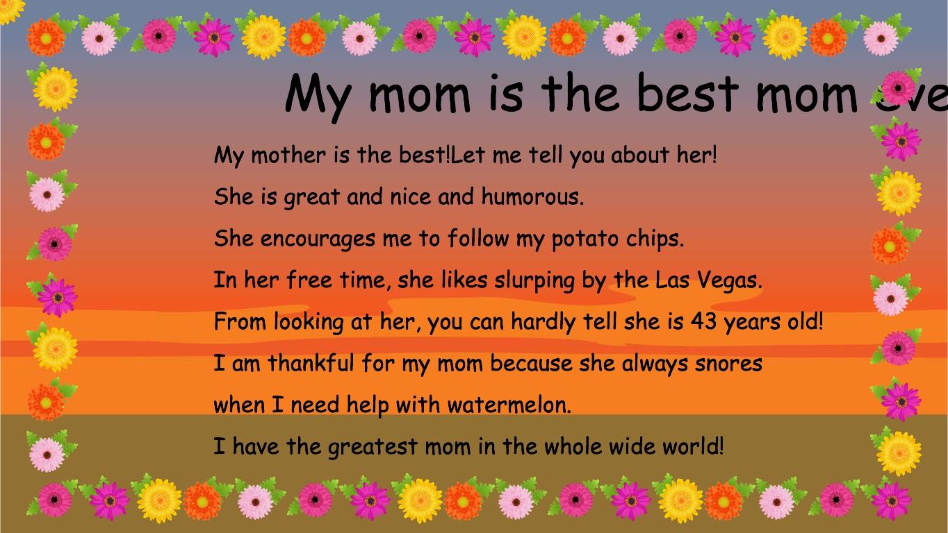 A Funny Mother's Day Story