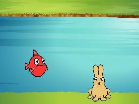 The bunny and the fish