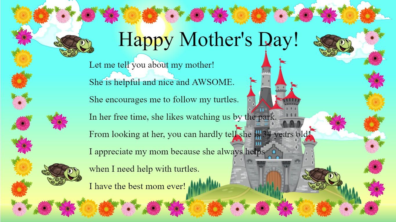 Mother&#039;s Day Mad Libs