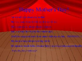 Mother's Day Mad Libs