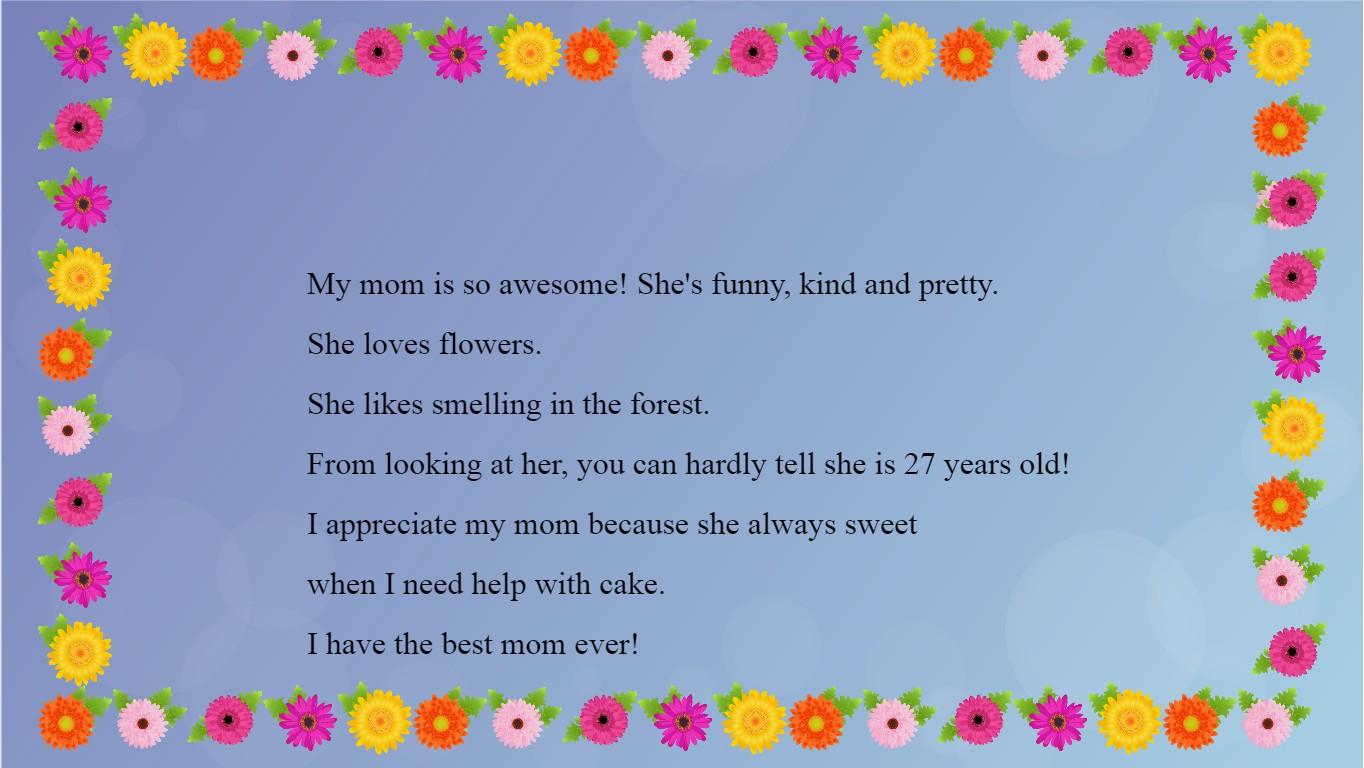 Mother&#039;s Day Mad Libs