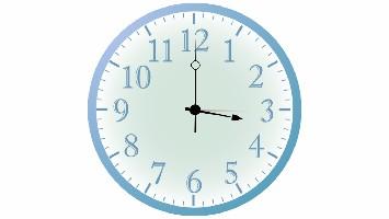 a timer and clock