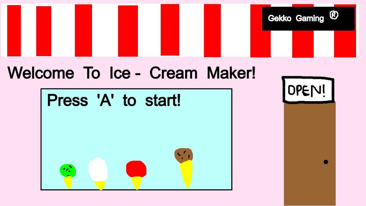 Ice Cream Maker