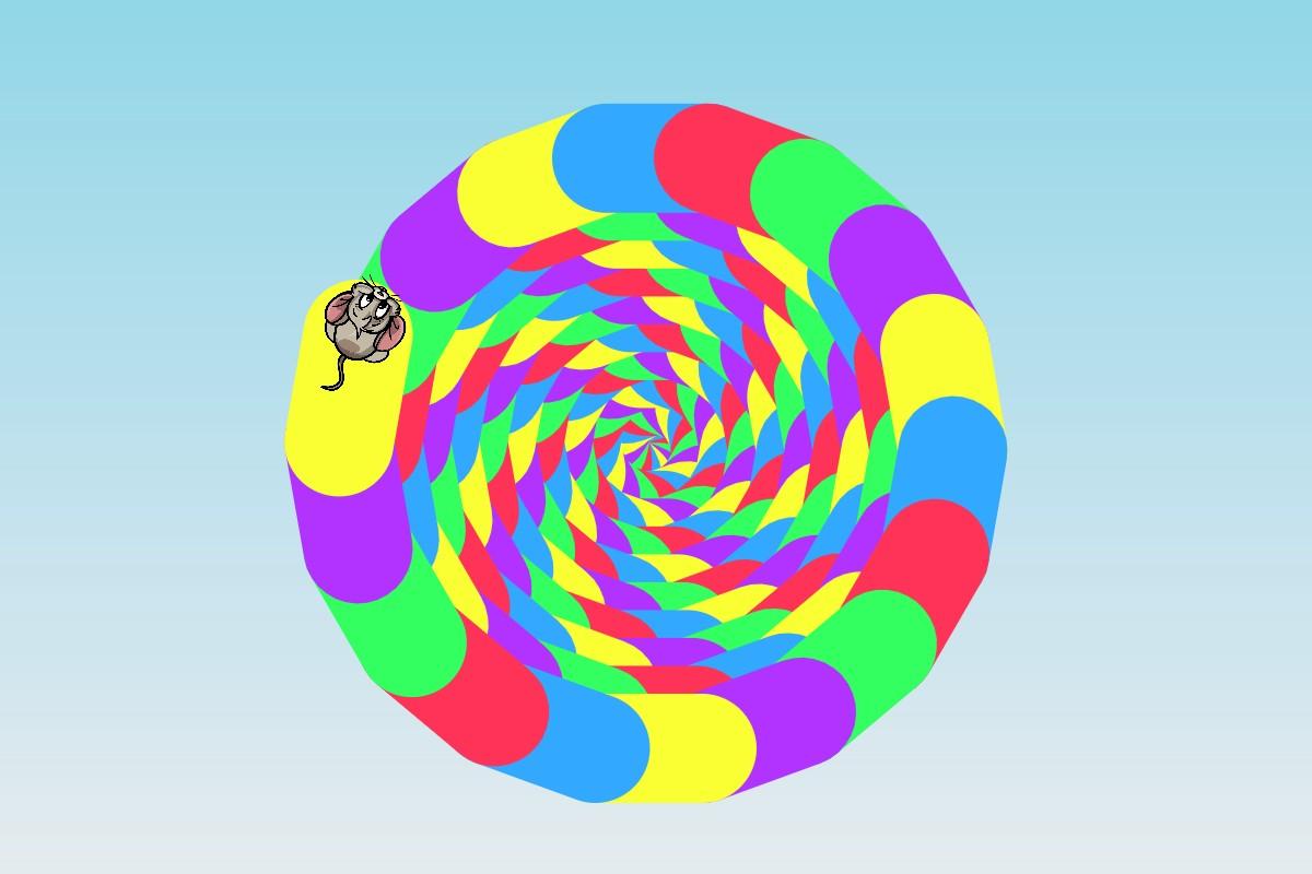 rainbow spiral lolliepop