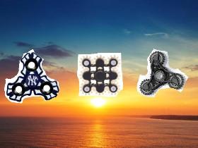 sunset fidget spinners 3