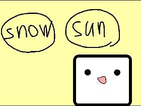 snow or sun