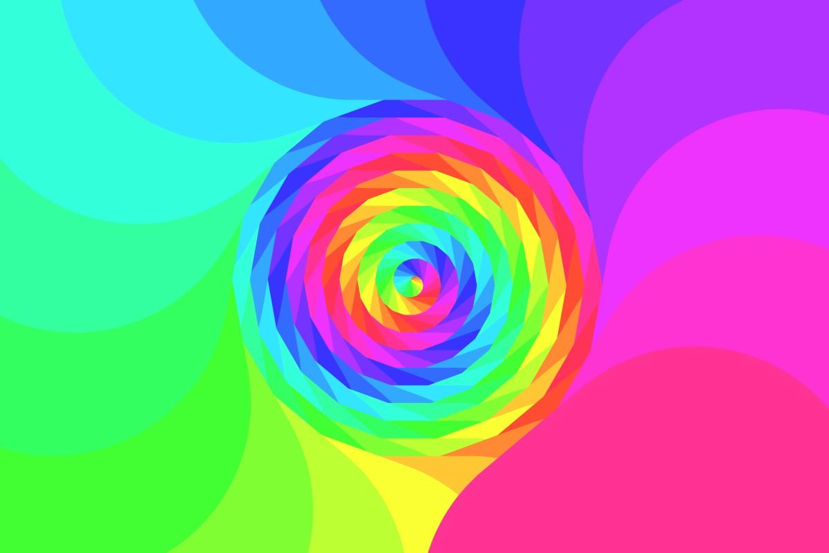 twirling rainbow