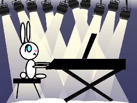 PIANO BUNNY!!!! 2