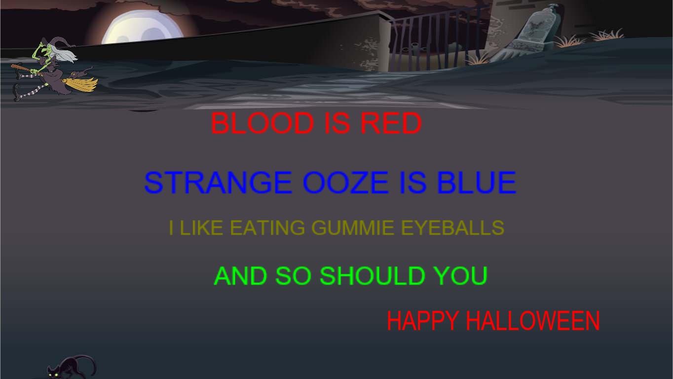 Halloween poem