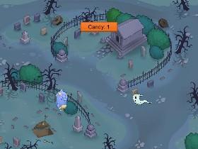 Spooky grave yard game 