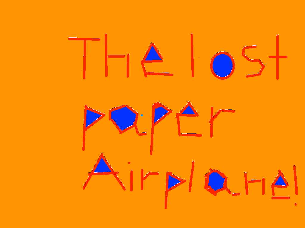 the lost paper airplane