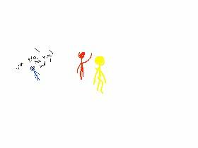 Flash beating up Reverse Flash