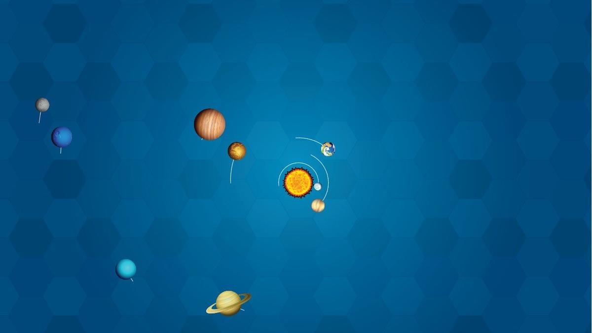 Solar System Interactive Model