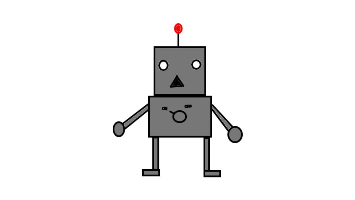 Cute little robot....