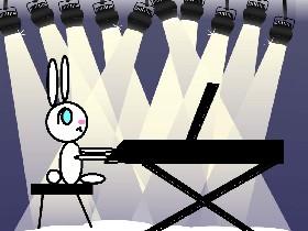 PIANO BUNNY!!!! 1