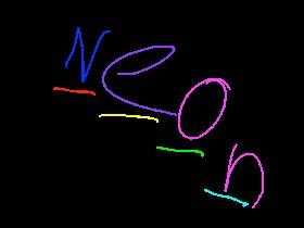 neon ( print image in glow )